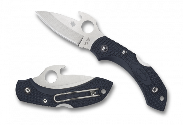 Складной нож Dragonfly 2 Emerson Spyderco C28PGYW2, сталь VG-10 Satin Plain, термопластик FRN, чёрный