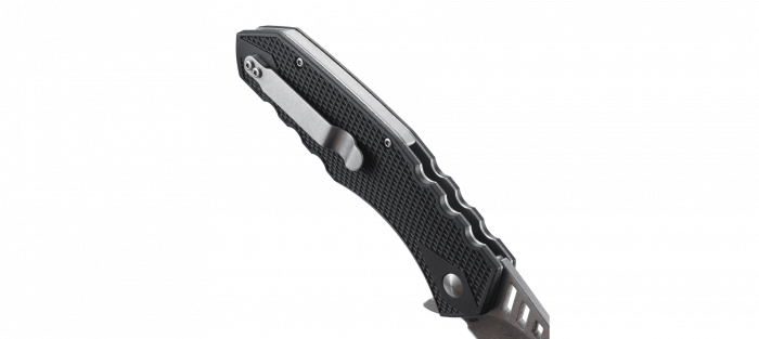 Складной нож CRKT Ruger® Follow-Through™, сталь 8Cr13MoV, рукоять термопластик GRN