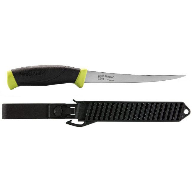 Нож Morakniv Fishing Comfort Fillet 155, сталь Sandvik 12C27, рукоять пластик